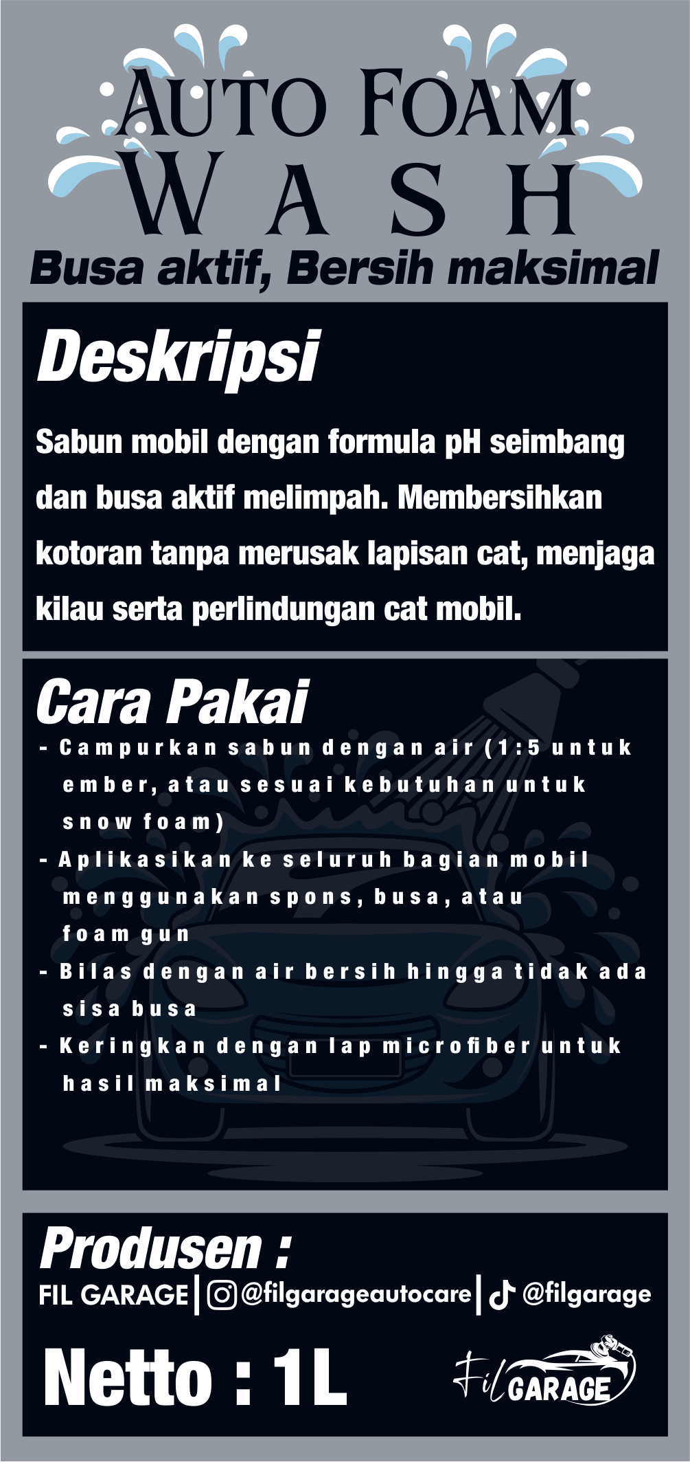 Shampoo Mobil Premium